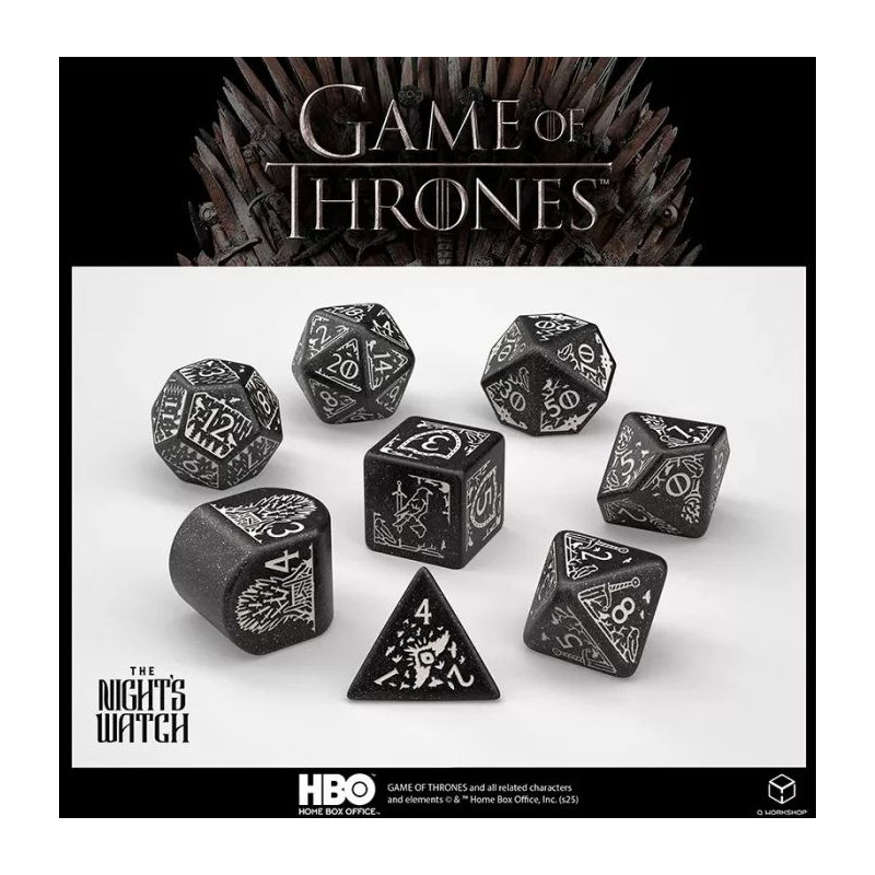 Dados Q Workshop Juego de Tronos Black Night's | Accesorios | Gameria