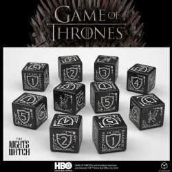 Dados Q Workshop Juego de Tronos Black Night's D6 | Accesorios | Gameria