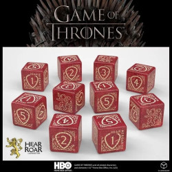 Dados Q Workshop Juego de Tronos Lannister D6 | Accesorios | Gameria