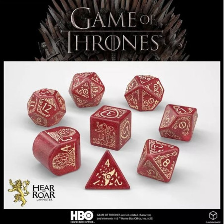 Dados Q Workshop Juego de Tronos Lannister