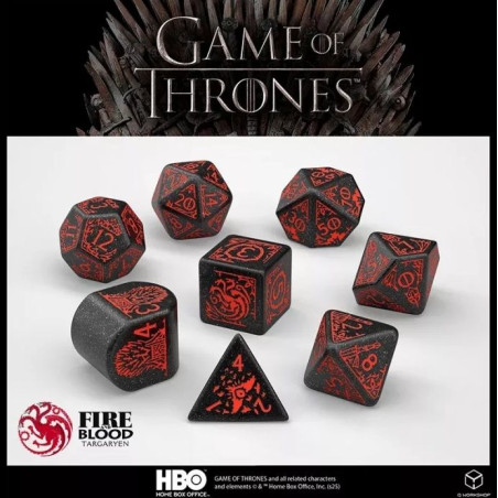Dados Q Workshop Juego de Tronos Targaryen