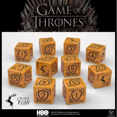Dados Q Workshop Juego de Tronos Baratheon D6