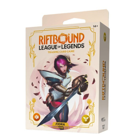 Riftbound League of Legends TCG Spiritforged Champion Deck Fiora (inglés)