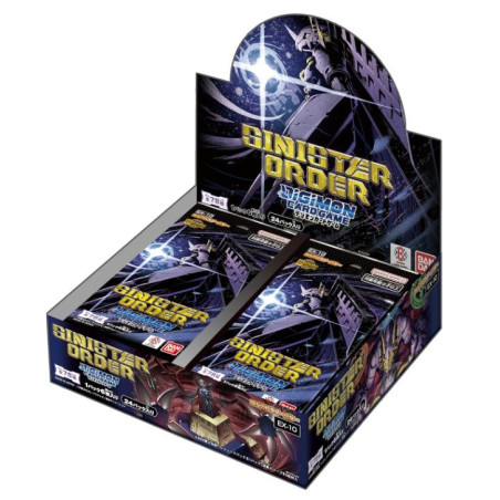 Digimon Card Game Sinister Order EX10 Extra Booster Display (Íngles)