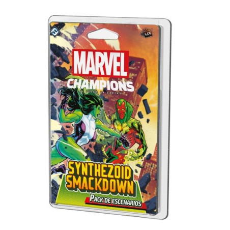 Marvel Champions Synthezoid Smackdown Pack de Escenario