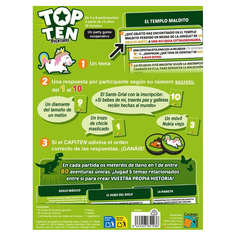Top Ten | Juegos de Mesa | Gameria