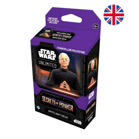 Star Wars Unlimited Secrets of Power Mazo Chancellor Palpatine (Inglés)