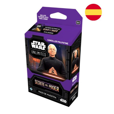 Star Wars Unlimited Secretos del Poder Mazo Chanciller Palpatine