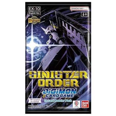 Digimon Card Game Sinister Order EX10 Extra Sobre (Inglés)