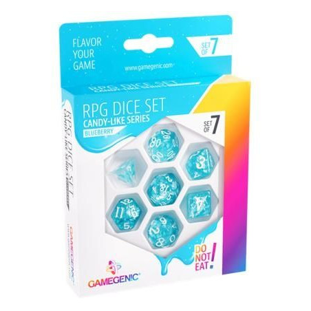 Dados Gamegenic RPG Blueberry  Candy Series