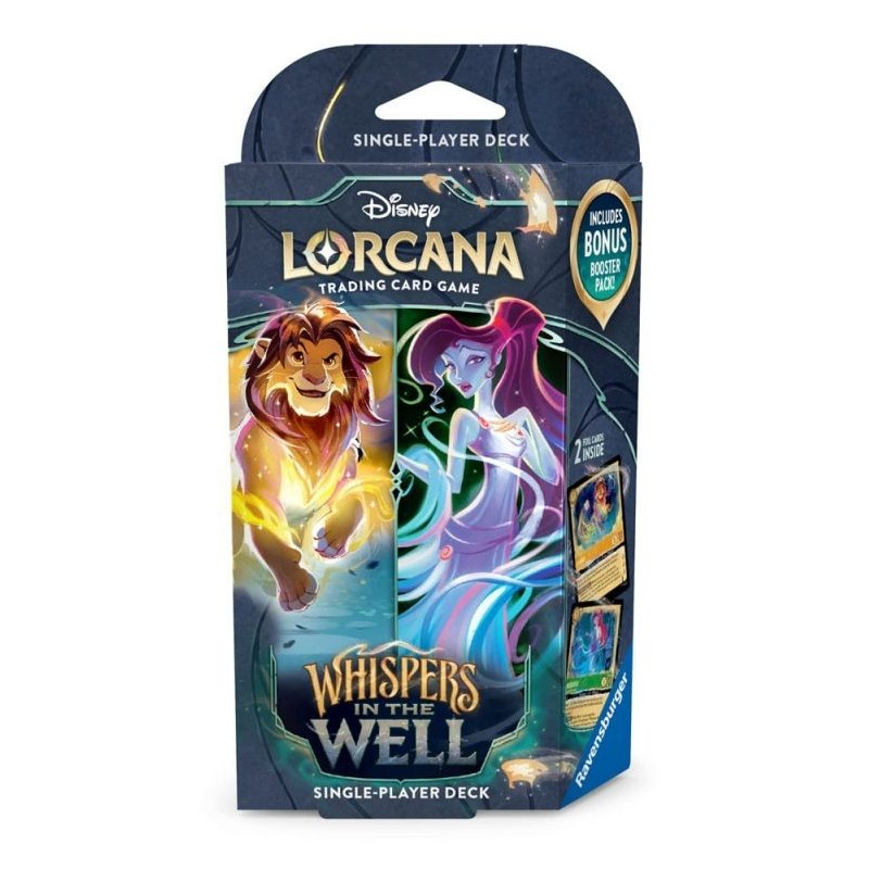 Lorcana Whispers in the Well  Mazos de inicio Ámbar/Esmeralda (Inglés) | Juegos de Cartas | Gameria