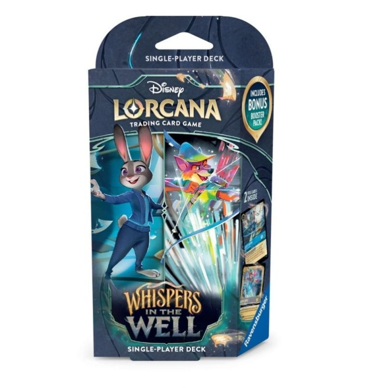 Lorcana Whispers in the Well  Mazos de inicio Zafiro/Acero (Inglés) | Juegos de Cartas | Gameria