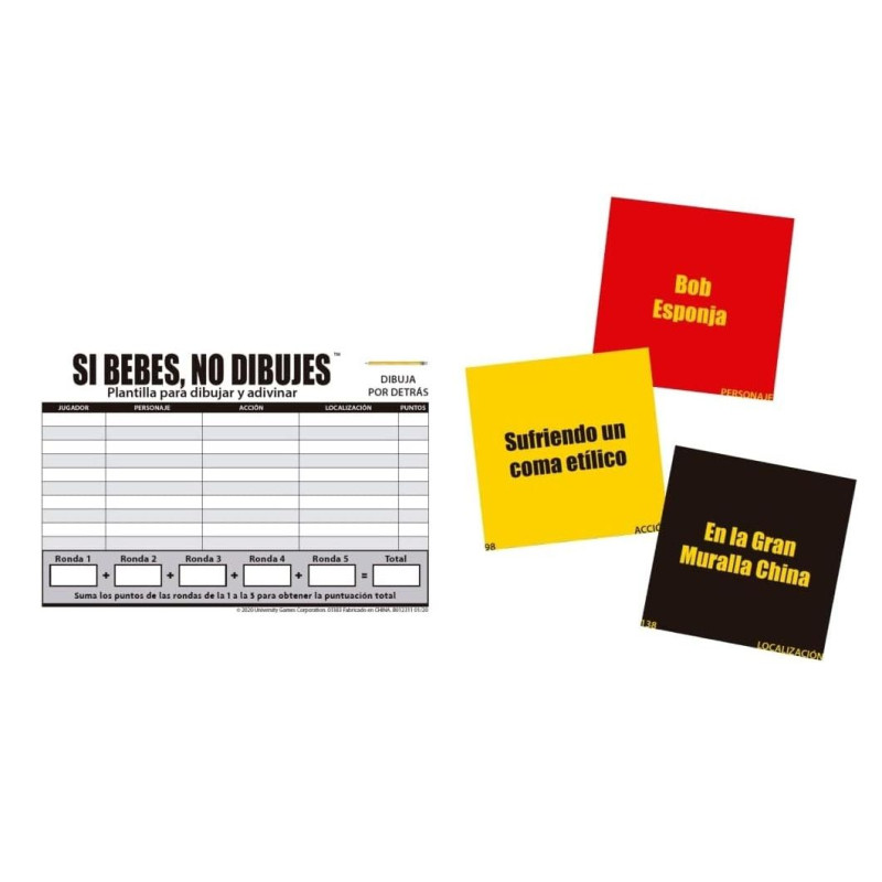 Si Bebes No Dibujes | Juegos de Mesa | Gameria