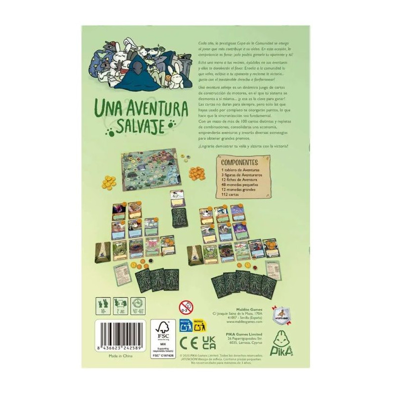 Una Aventura Salvaje | Juegos de Mesa | Gameria