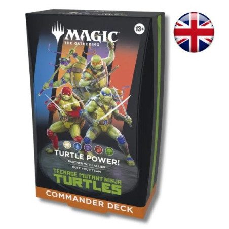 Mtg Teenage Mutant Ninja Turtles Commander Deck Turtle Power (Inglés)