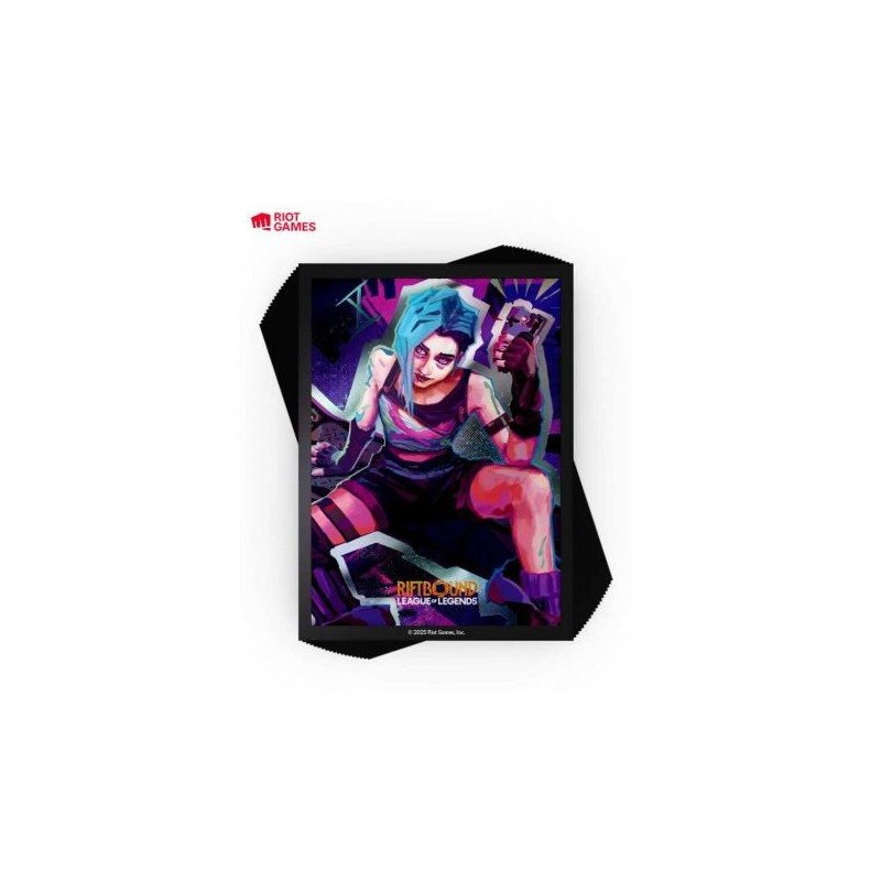 Fundas Riftbound Art Sleeves Jinx 100 unidades | Accesorios | Gameria