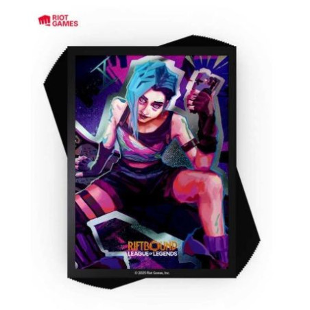 Fundas Riftbound Art Sleeves Jinx 100 unidades