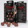 Dados Q Workshop Tribal Dice Set Red & Beige | Accesorios | Gameria
