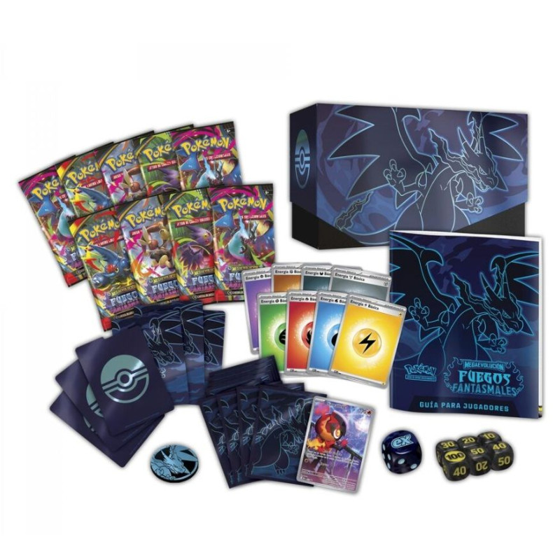 Pokémon Jcc Mega Evolucion Phantasmal Flames Elite Trainer | Juegos de Cartas | Gameria