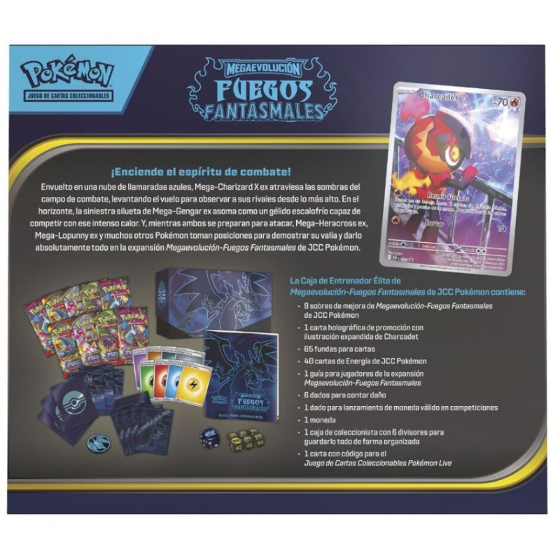 Pokémon Jcc Mega Evolucion Phantasmal Flames Elite Trainer | Juegos de Cartas | Gameria