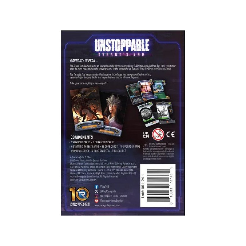 Unstoppable Tyrant's End | Juegos de Mesa | Gameria