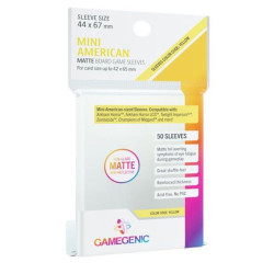 Fundas Gamegenic Matte Mini Americanas 44X67 mm 50 Unidades | Accesorios | Gameria