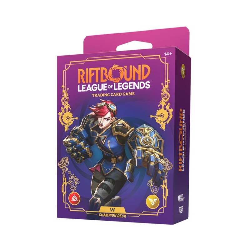 Riftbound League of Legends TCG Unleashed Champion Deck Vi (inglés) | Juegos de Cartas | Gameria