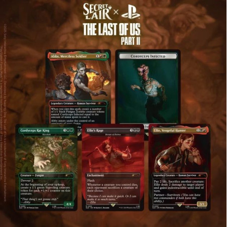Mtg Secret Lair Playstation The Last Of Us Parte 2 Non Foil (Inglés)