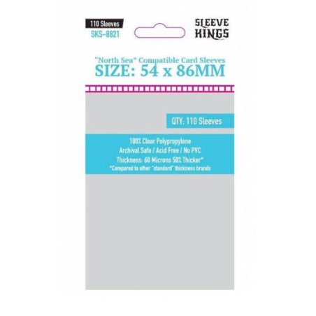 Fundas Sleeve Kings North Sea 54x86mm