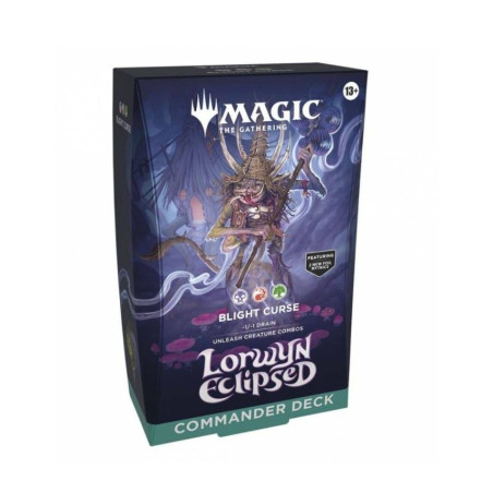 Mtg Commander Deck Lorwyn Eclipsed Blight Curse (Inglés)