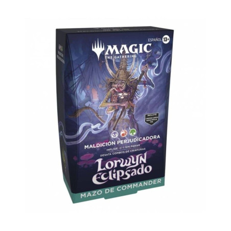 Mtg Mazo de Commander Lorwyn Eclipsed Maldición Perjudicadora