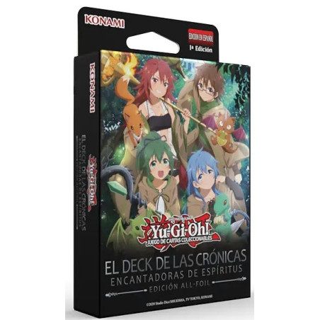 Tcg Yugioh El Deck de las Crónicas Encantadoras de Espíritus Baraja De Estructura Foil