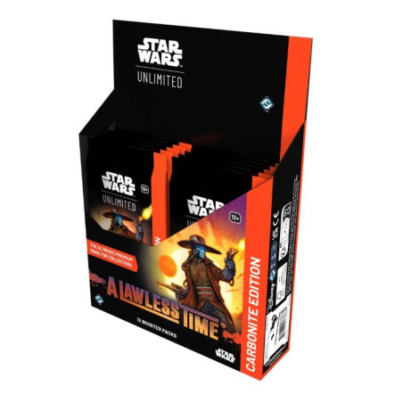 Star Wars Unlimited A Lawless Time Carbonite Edition Caja de Sobres (Inglés)