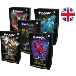 Mtg Commander Secrets of Strixhaven Pack 5 Mazos (Inglés) | Juegos de Cartas | Gameria