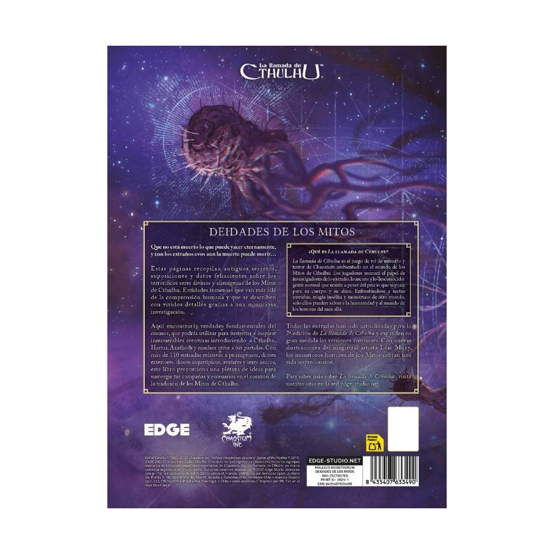 La Llamada De Cthulhu Malleus Monstrorum Deidades de los Mitos | Rol | Gameria