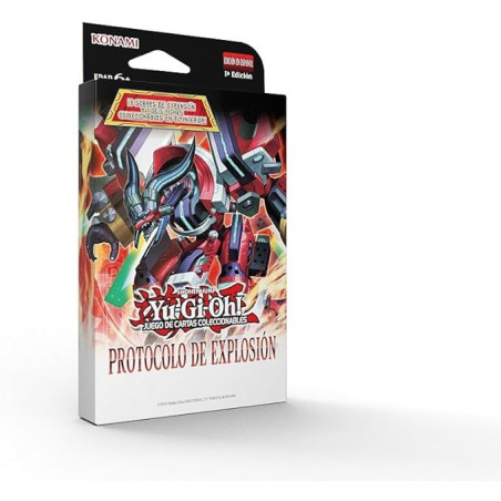 Tcg Yugioh Protocolo de Explosión Blíster con 3 sobres