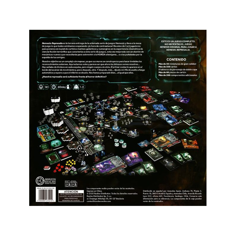 Nemesis Represalia | Juegos de Mesa | Gameria