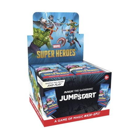 Mtg Marvel Super Heroes Caja de Sobres Jumpstart (Inglés)