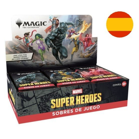 Mtg Marvel Super Heroes Caja de Sobres