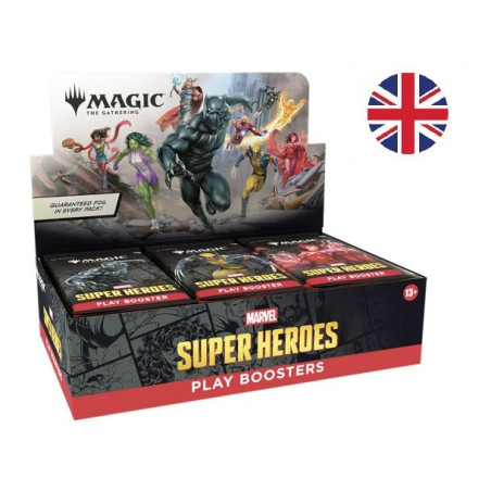 Mtg Marvel Super Heroes Caja de Sobres (Inglés)