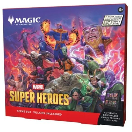 Mtg Marvel Super Heroes Scene Box Villains Unleashed (Inglés)