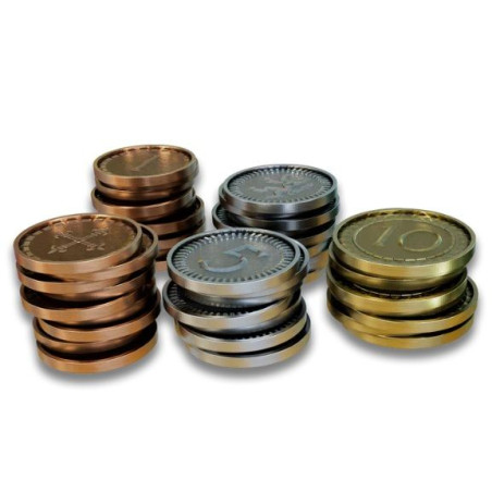 Clans of Caledonia 70 Monedas Metálicas