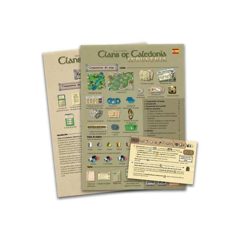 Clans of Caledonia Industria Paquete de Idioma (Castellano) | Juegos de Mesa | Gameria