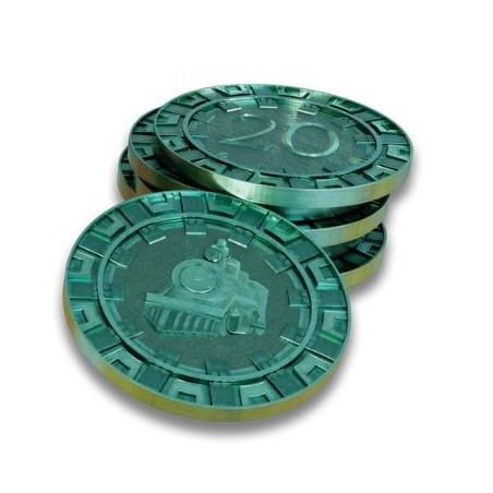 Clans of Caledonia Industria 12 Monedas Metálicas