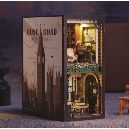 Maqueta Sujeta Libros Rose Detective Agency