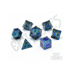 CritStones Metal Pack de Dados Twilight Grove (7) | Accesorios | Gameria