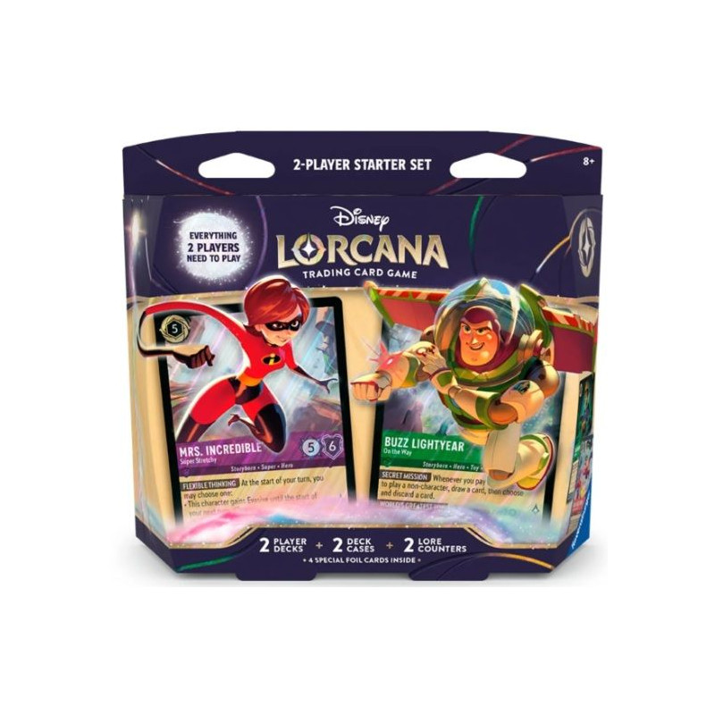 Lorcana  Wilds Unknown Set de Inicio para 2 Jugadores (Inglés) | Juegos de Cartas | Gameria