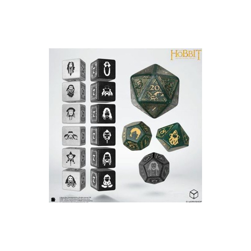 Set de Dados The Hobbit TCG Q-Workshop | Accesorios | Gameria