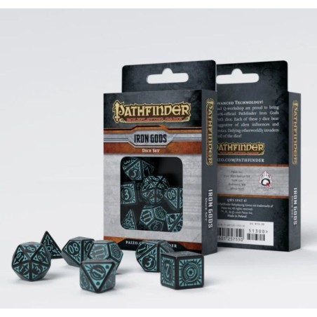 Dados Pathfinder Iron Gods Dice Set