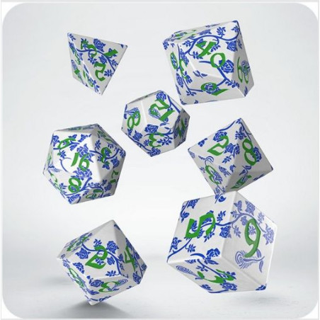 Dados Full Art Porcelain Dice Set